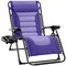 Best Choice Products Oversized Padded Zero Gravity Chair, Folding Outdoor Patio Recliner w/ Side Tray
